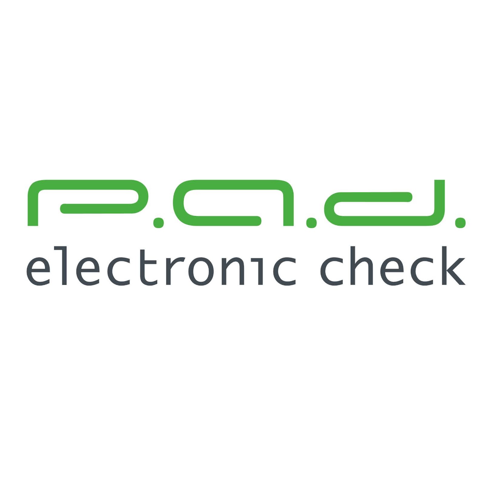 p.a.d. electronic check Logo